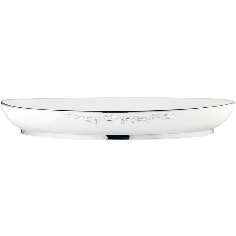 Diana Black / Platinum - 16" Deep Oval Platter