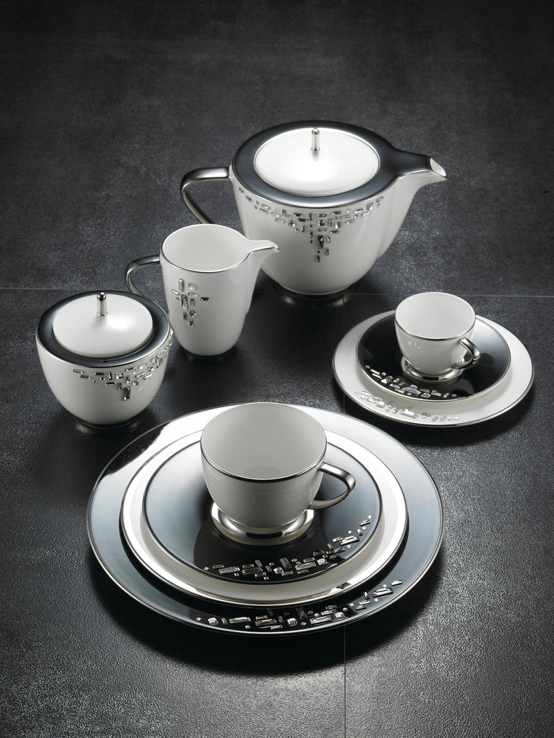 Diana Black / Platinum - Bread & Butter Plate