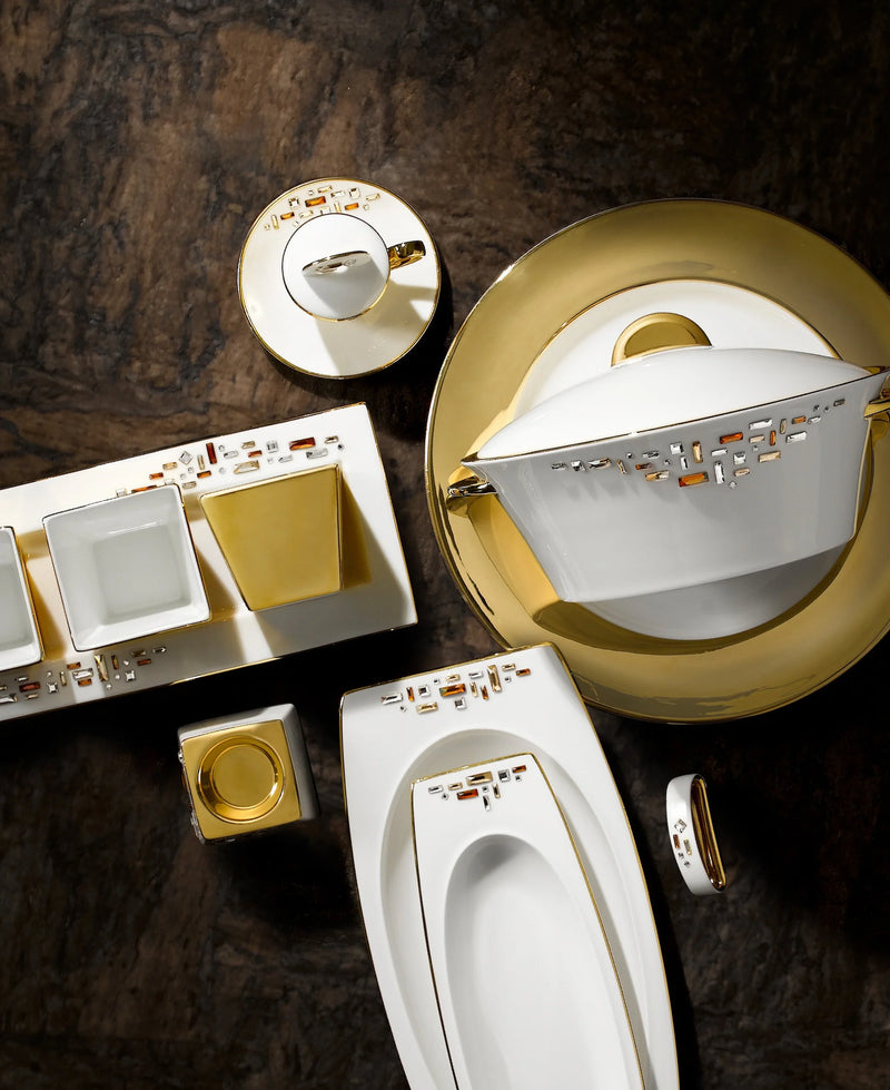 Diana Gold - 15" Sandwich / Cake Tray